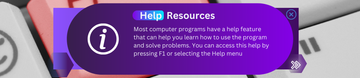 Utilize Help Resources